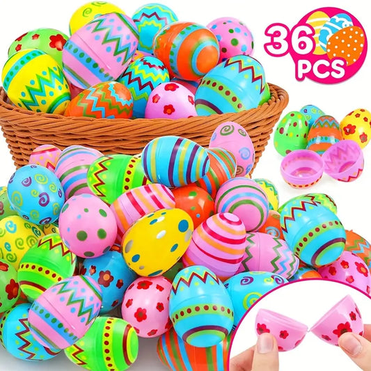 36pc Plastic eggs